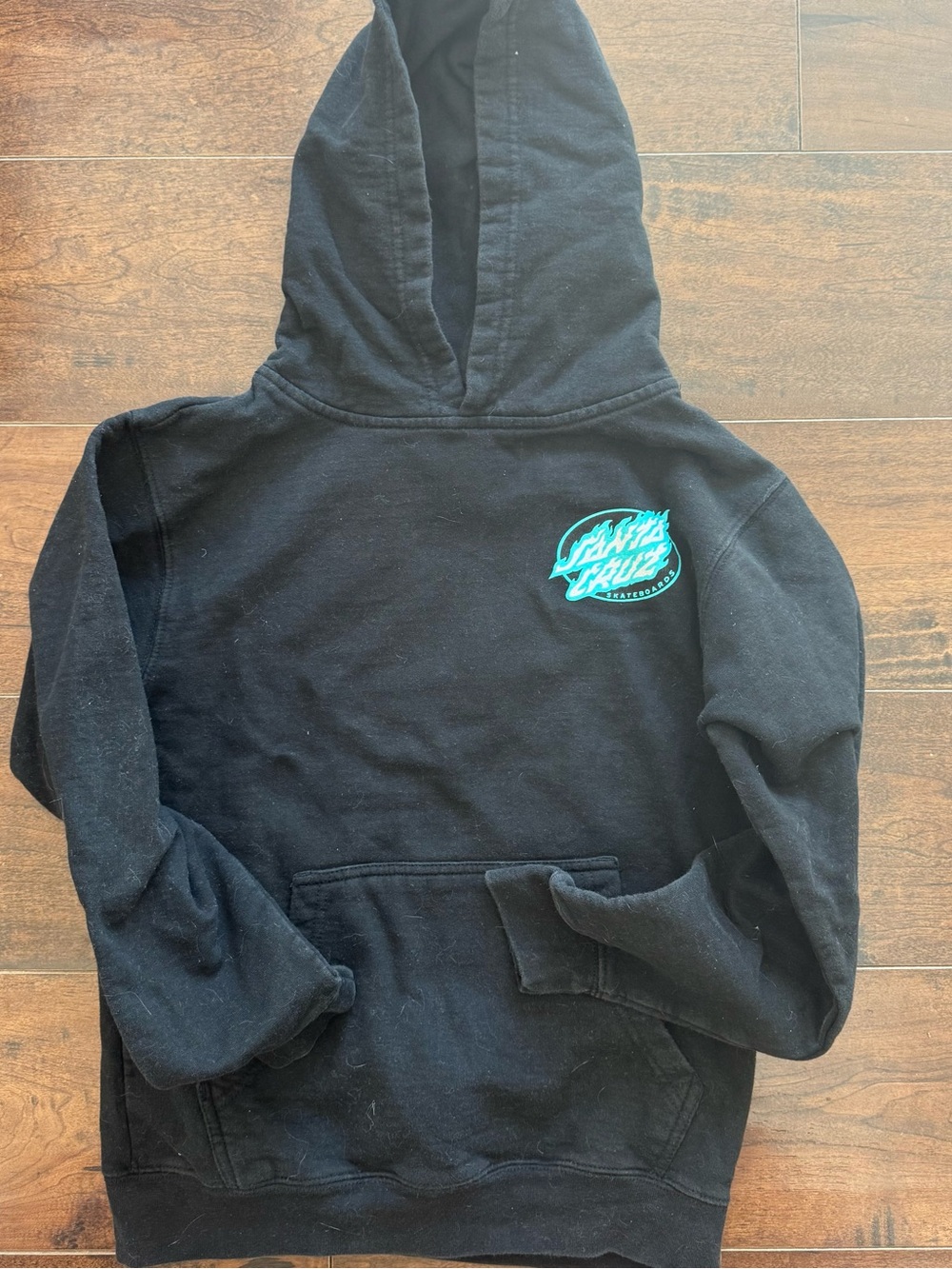 Santa Cruz skater Black Kids' Hoodie Sweatshirt